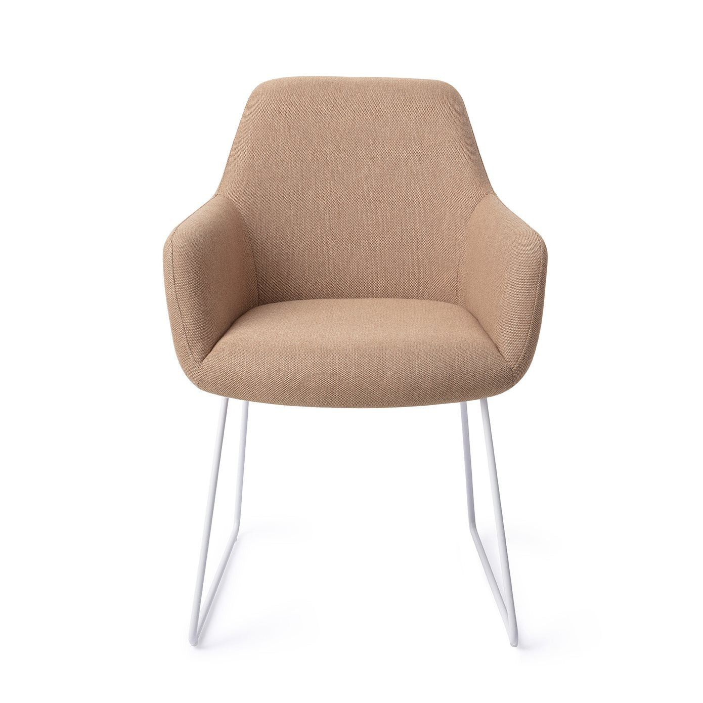 Hiroo Dining Chair Whisper Wheat Slide White