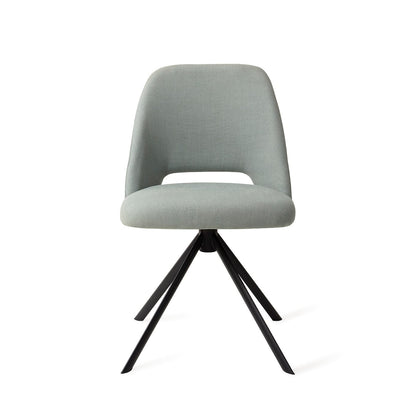 Sasue Dining Chair Sure Azure Revolve Black