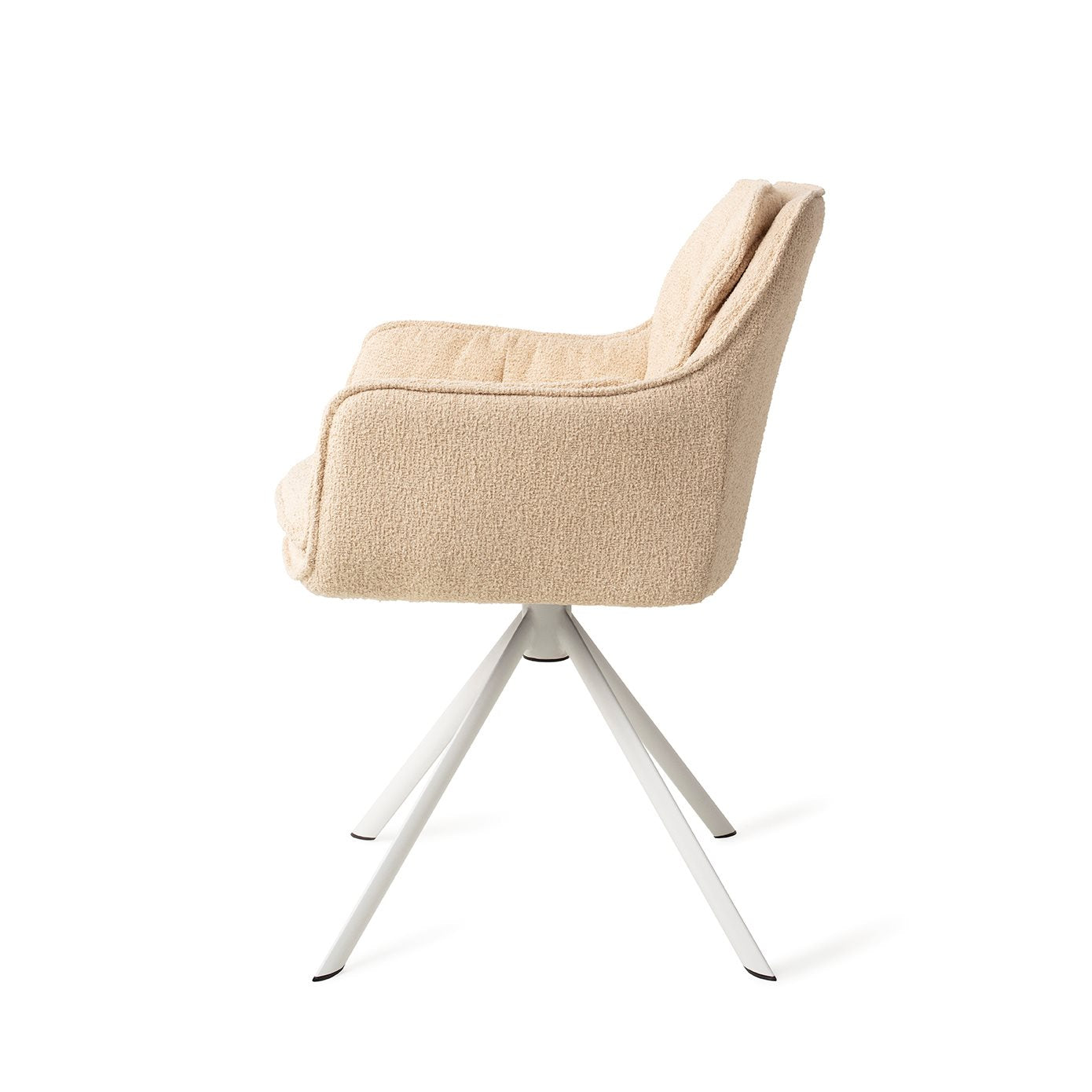 Akune Dining Chair Frou Frou Revolve White