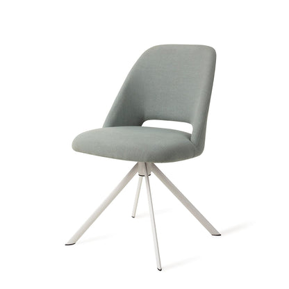 Sasue Dining Chair Sure Azure Revolve White