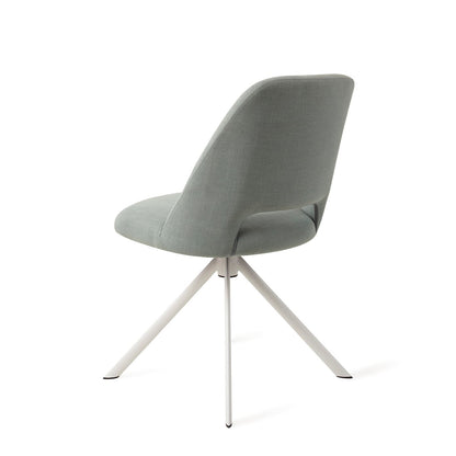 Sasue Dining Chair Sure Azure Revolve White