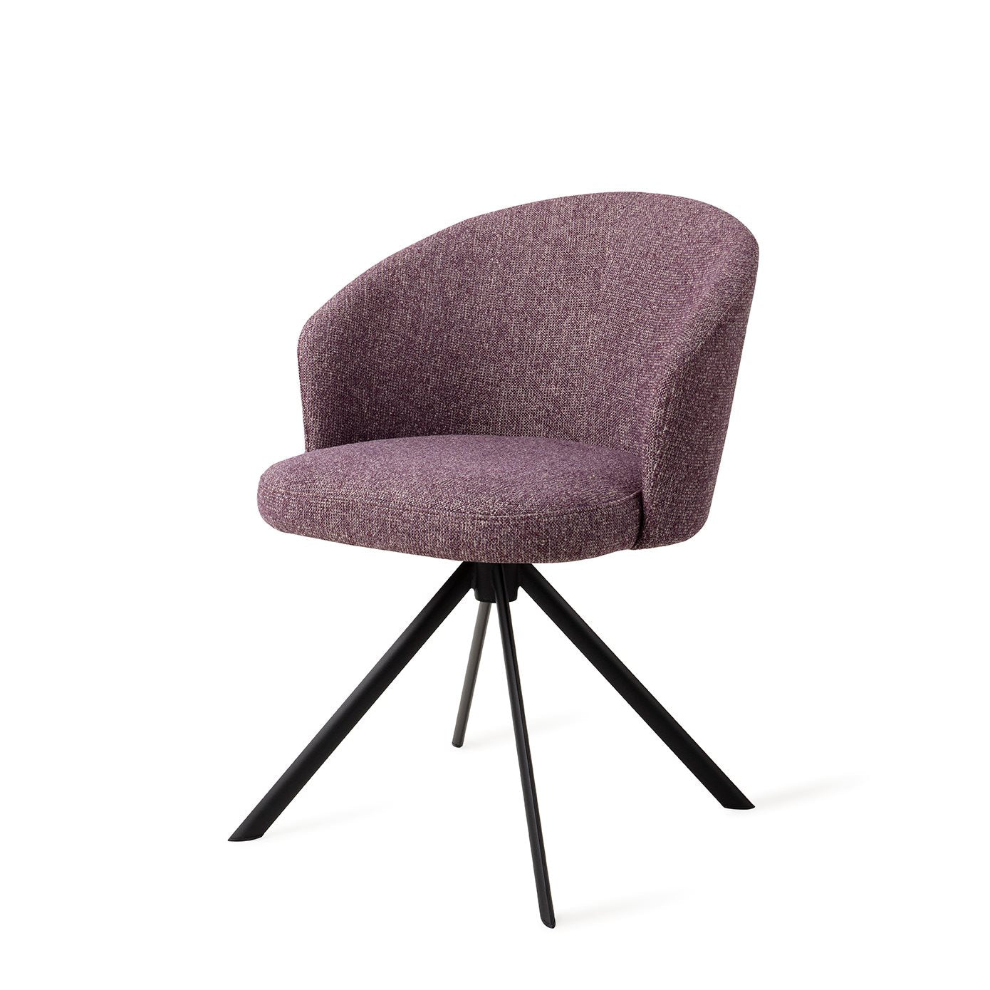 Niimi Dining Chair Perfect Plum Revolve Black