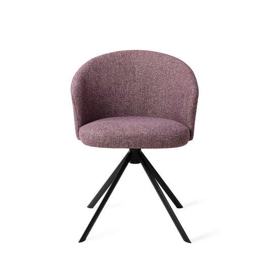 Niimi Dining Chair Perfect Plum Revolve Black