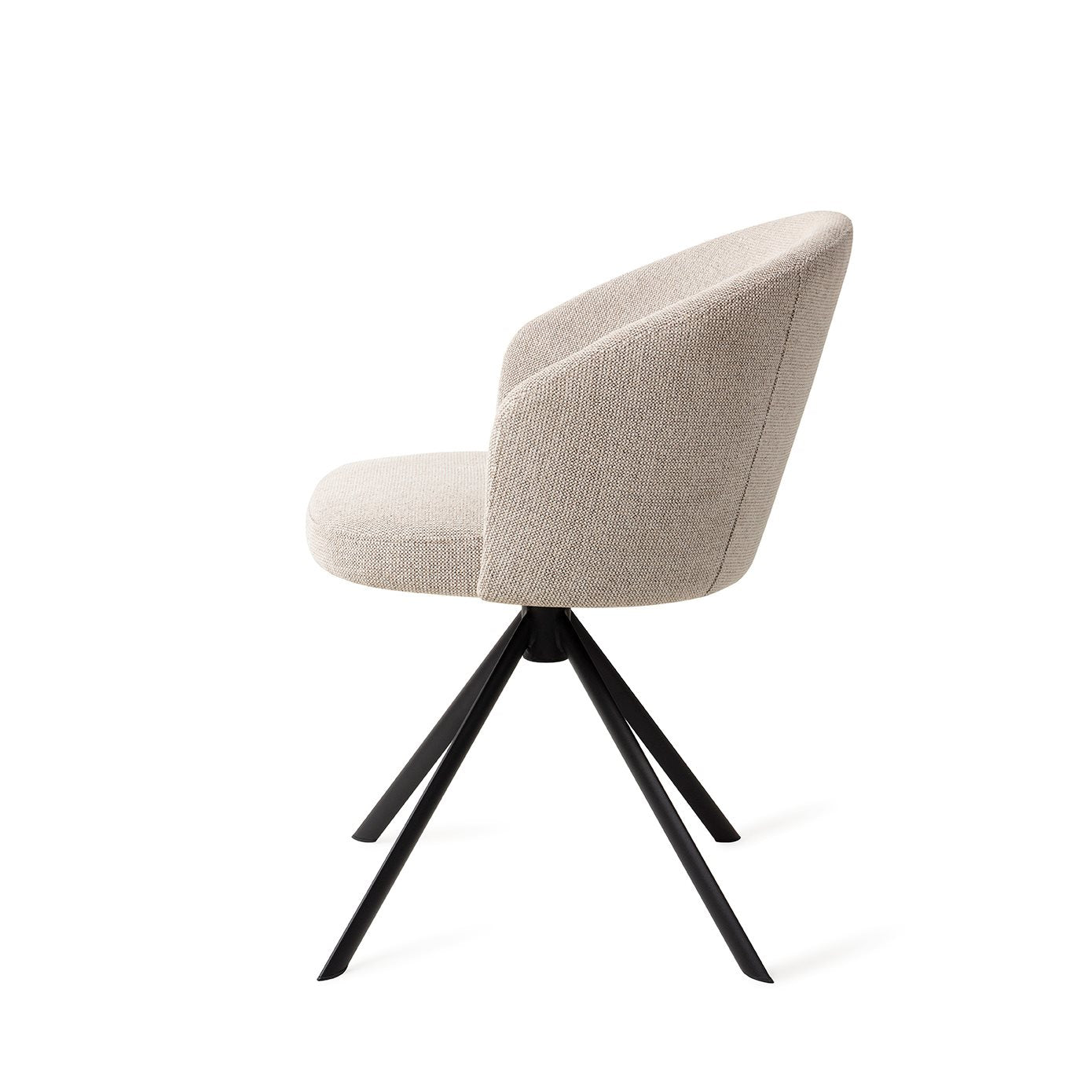 Niimi Dining Chair Pure Pale Revolve Black