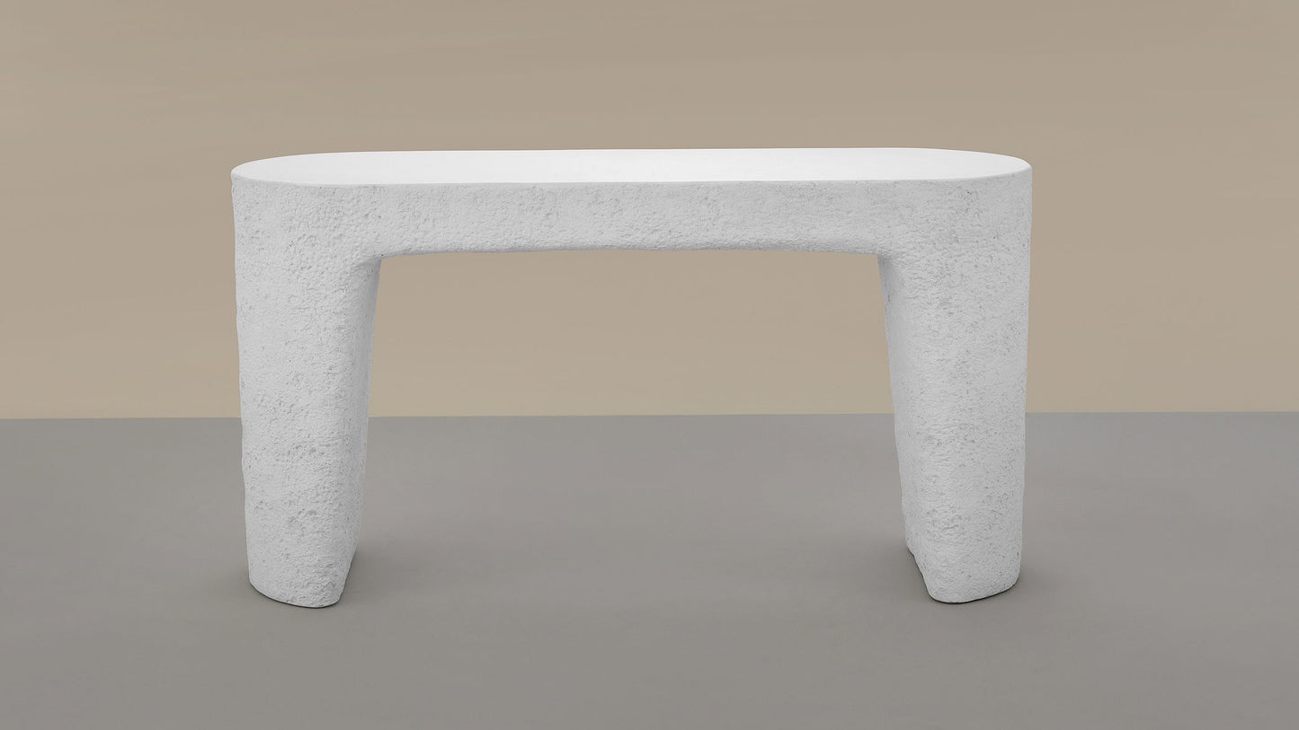 Tievanne Console Table Ivory