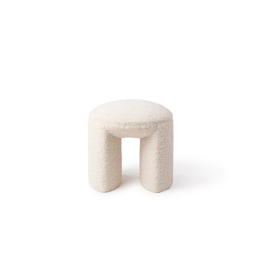 Nachii Ottoman Plush Wheat