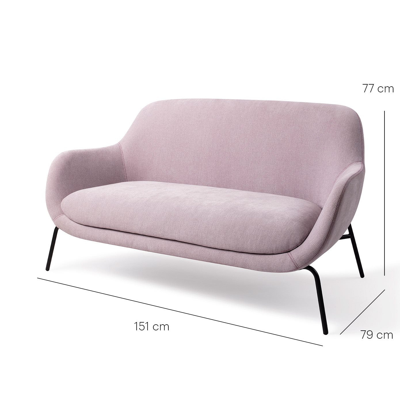 Ugo Sofa Ola Viola 2 Seater