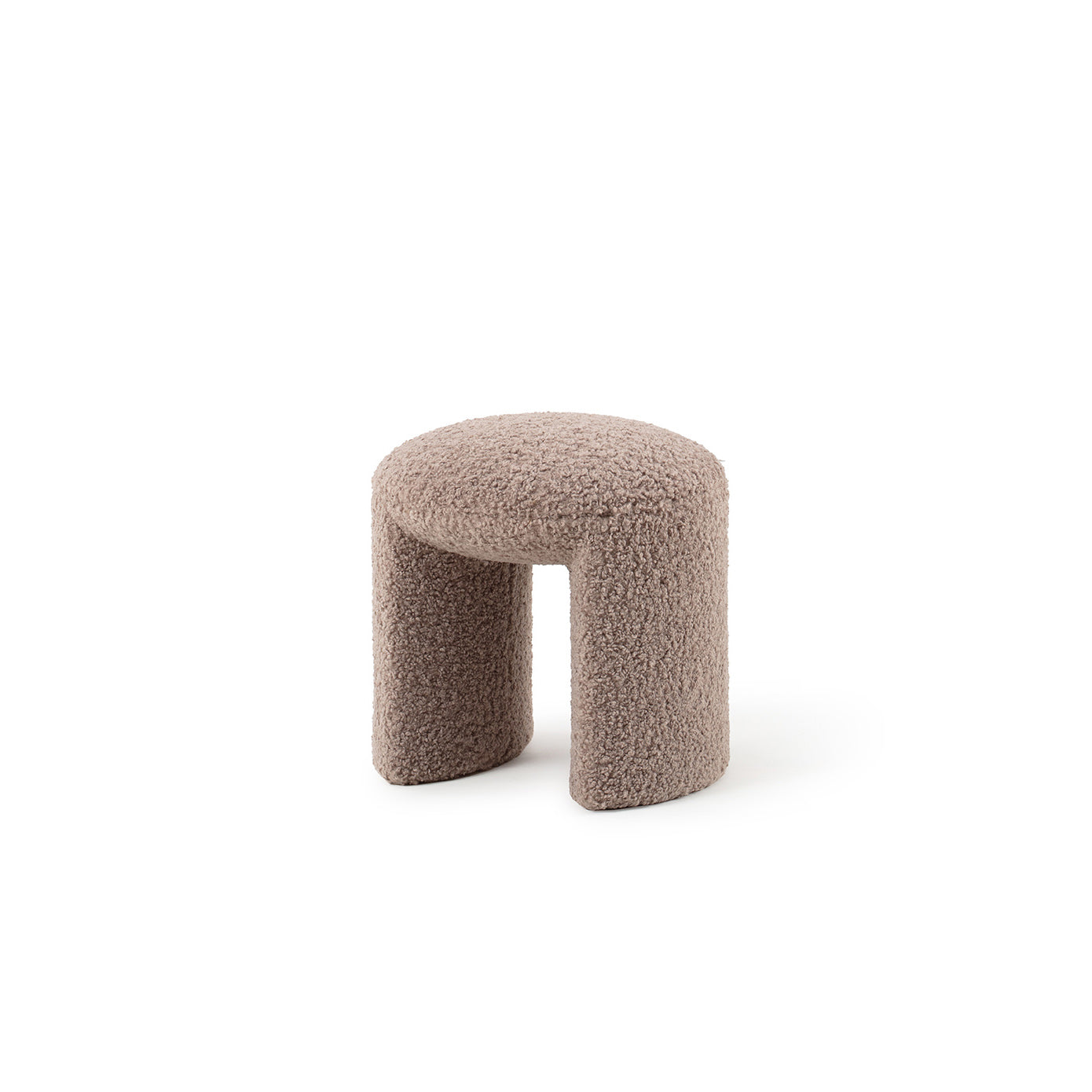 Nachii Ottoman Plush Mud