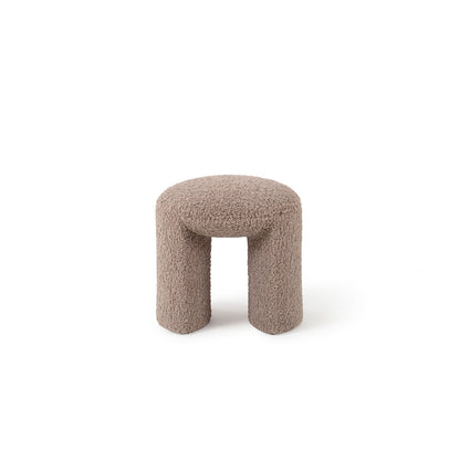 Nachii Ottoman Plush Mud