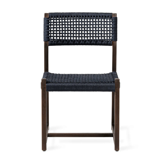 Kuwana Outdoor Chair Indigo Weave  Espresso