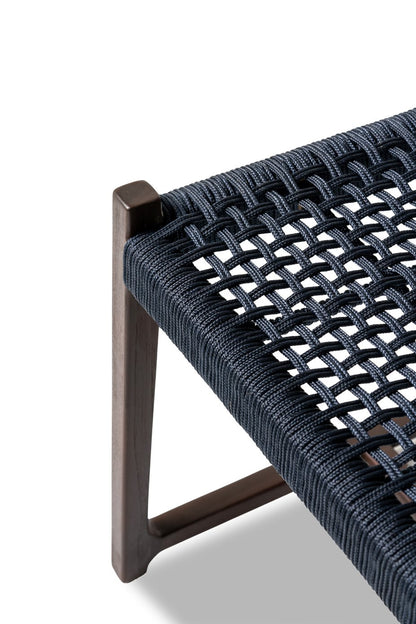 Kuwana Outdoor Chair Indigo Weave  Espresso