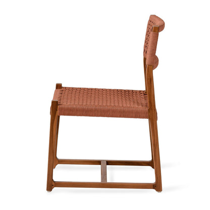 Kuwana Outdoor Chair Cinnamon Weave  Amber