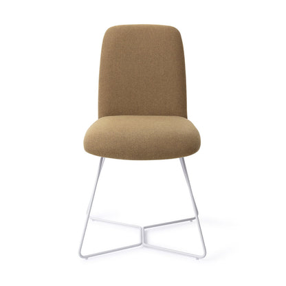 Taiwa Dining Chair Willow Beehive White