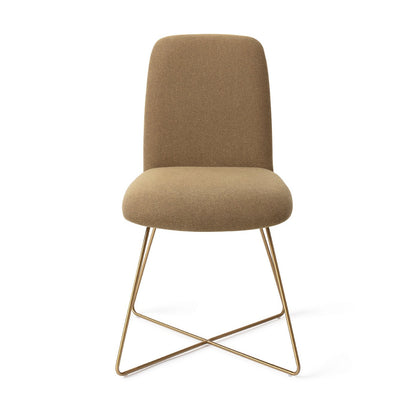 Taiwa Dining Chair Willow Cross Gold