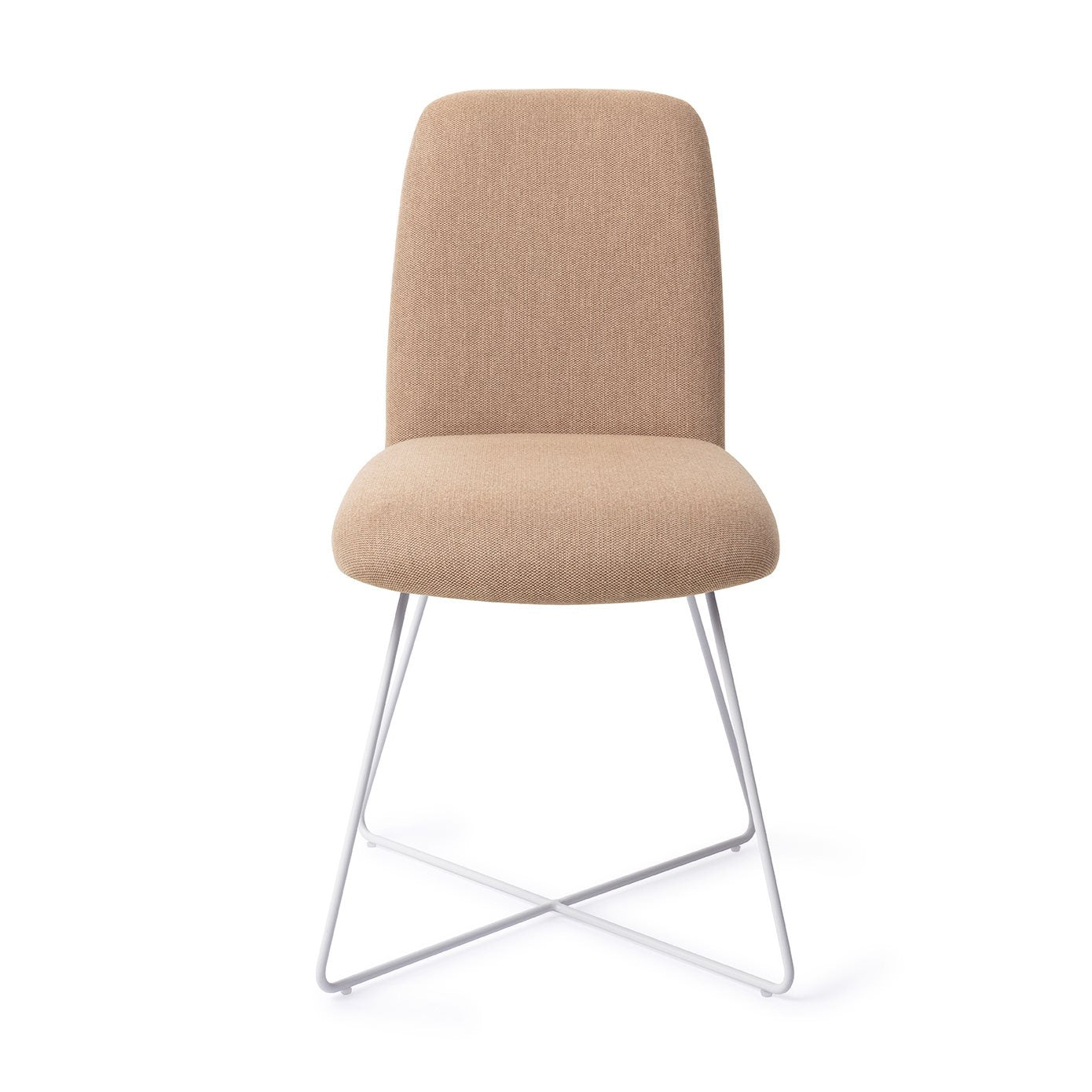 Taiwa Dining Chair Whisper Wheat Cross White