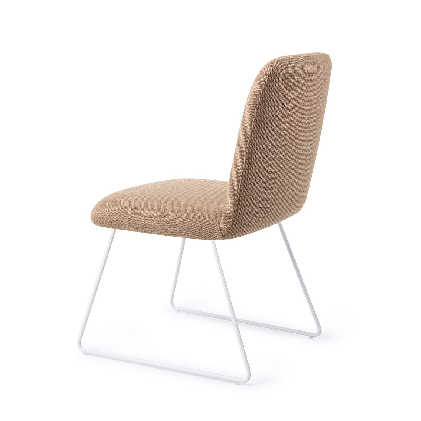 Taiwa Dining Chair Whisper Wheat Slide White