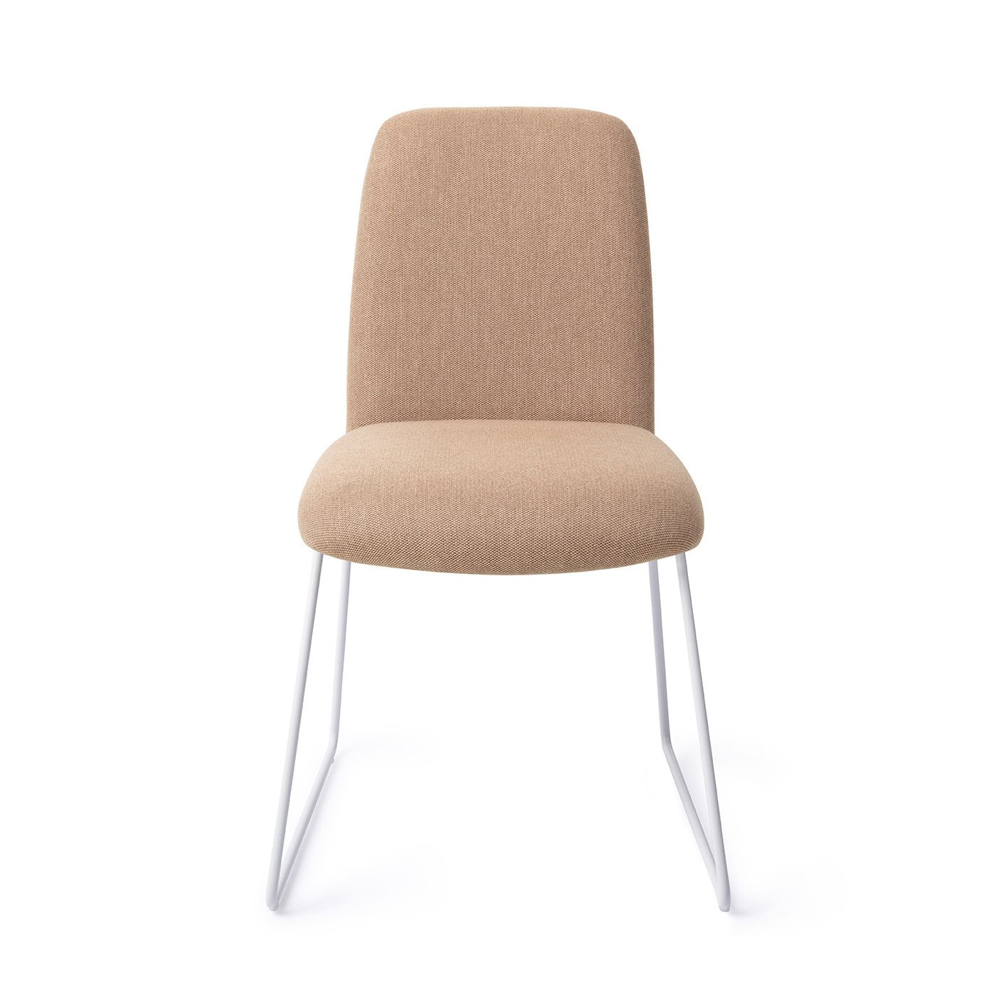 Taiwa Dining Chair Whisper Wheat Slide White