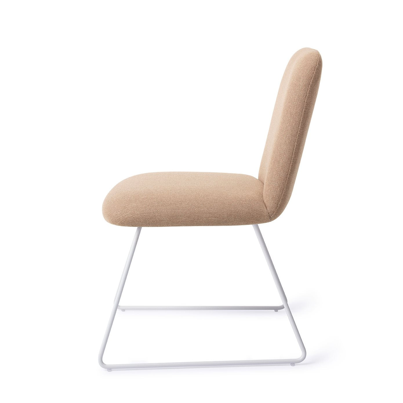 Taiwa Dining Chair Whisper Wheat Slide White