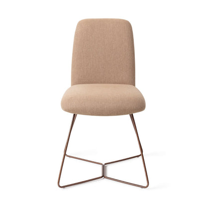 Taiwa Dining Chair Whisper Wheat Beehive Rose