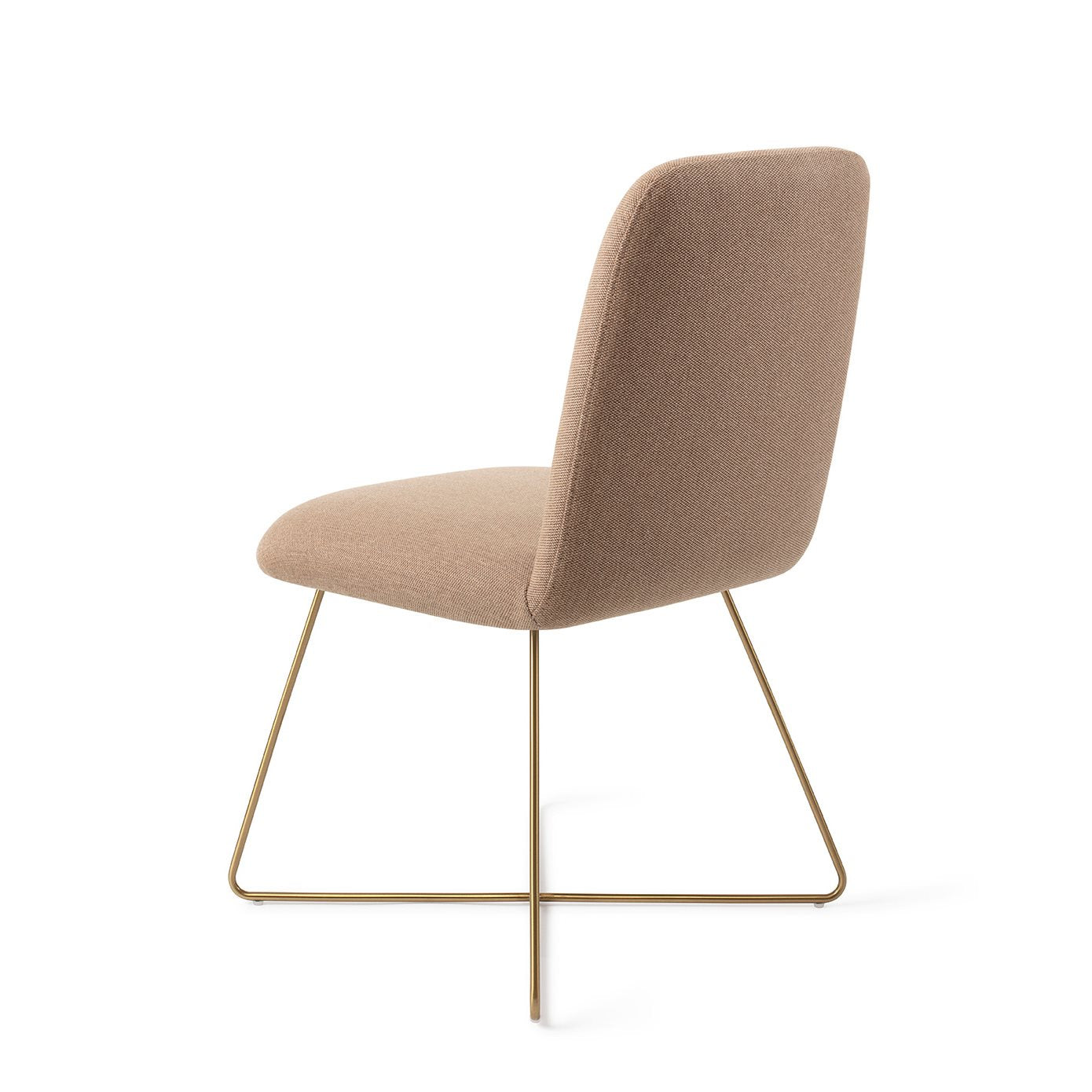 Taiwa Dining Chair Whisper Wheat Cross Gold