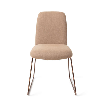 Taiwa Dining Chair Whisper Wheat Slide Rose