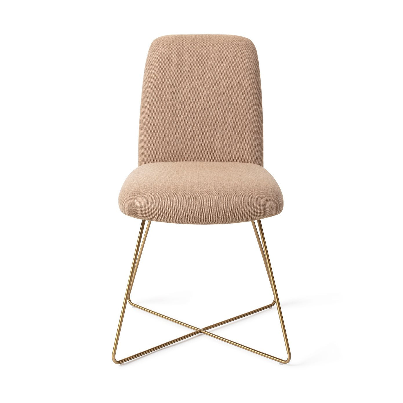 Taiwa Dining Chair Whisper Wheat Cross Gold