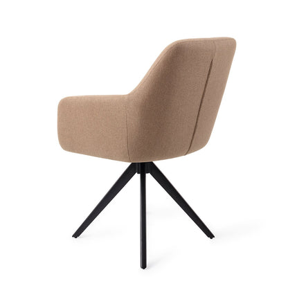 Hiroo Dining Chair Whisper Wheat Turn Black