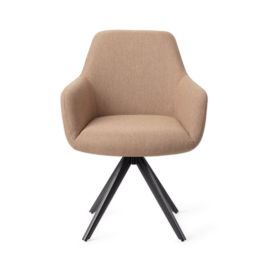 Hiroo Dining Chair Whisper Wheat Turn Black