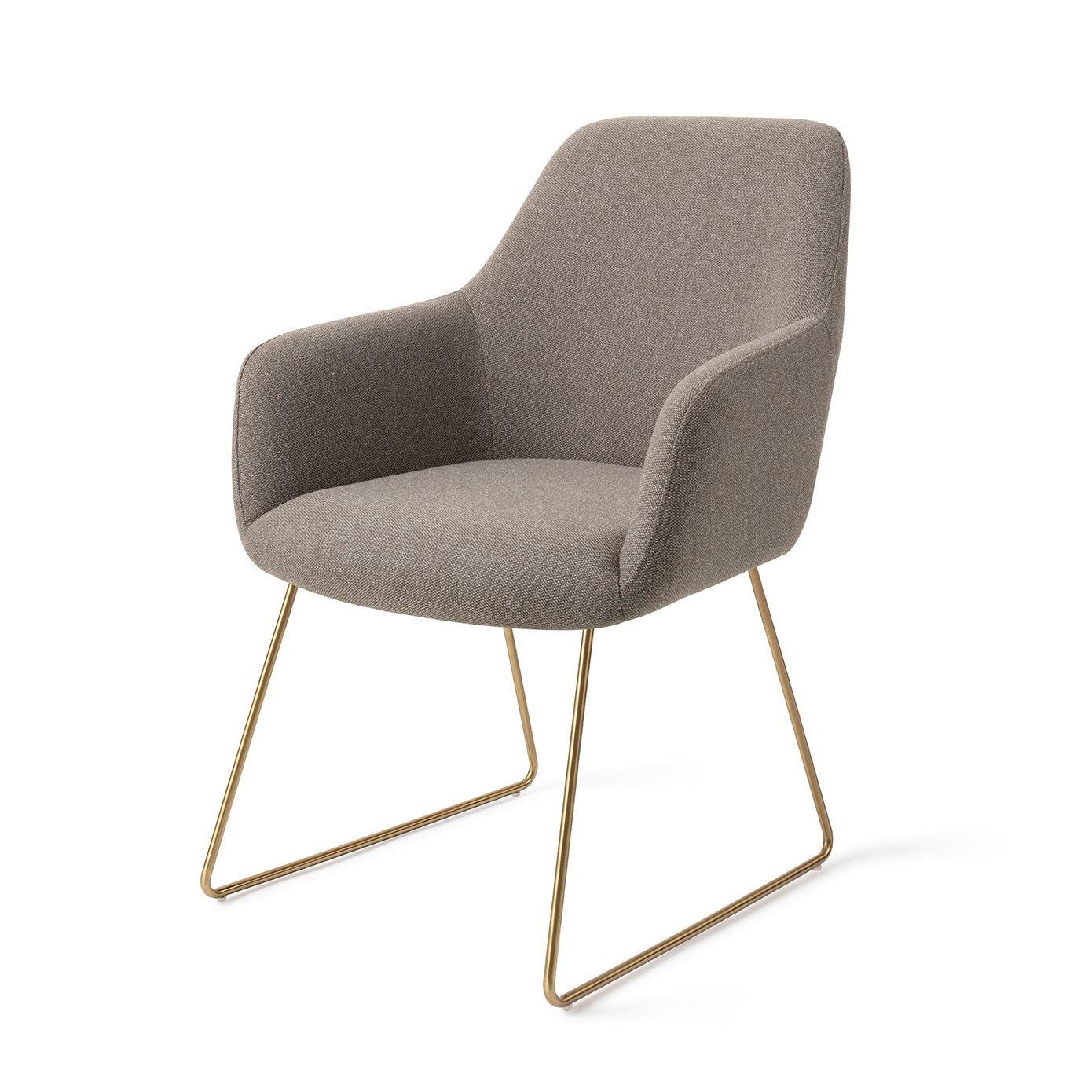 Hiroo Dining Chair Foggy Fusion Slide Gold