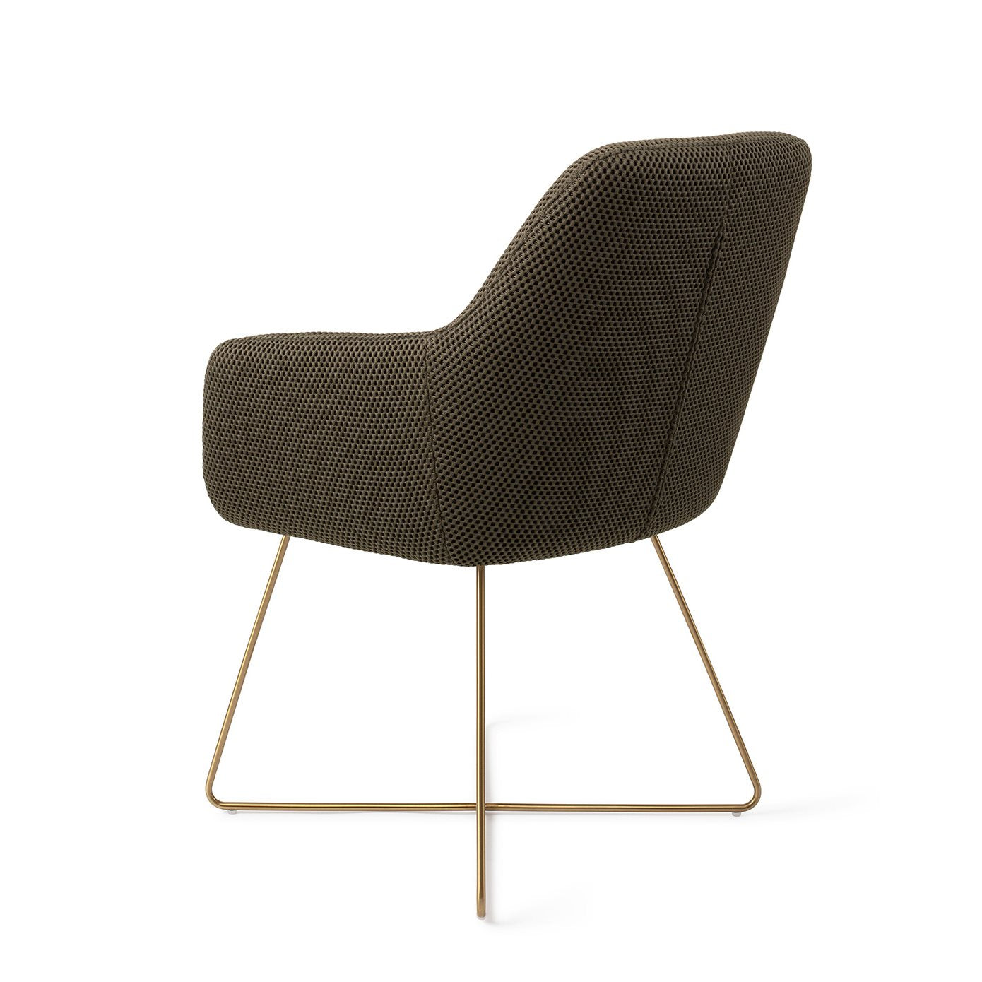 Hiroo Dining Chair Jungle Jewel Cross Gold