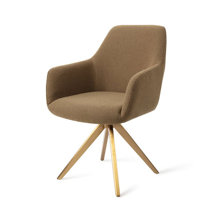 Hiroo Dining Chair Willow Turn Gold