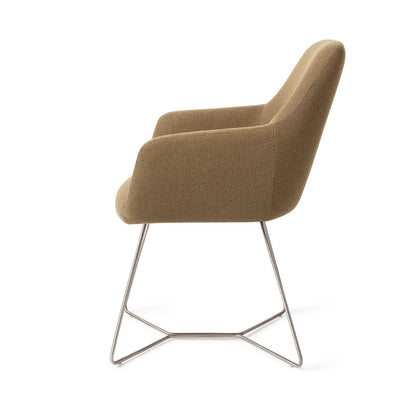 Hiroo Dining Chair Willow Beehive Steel