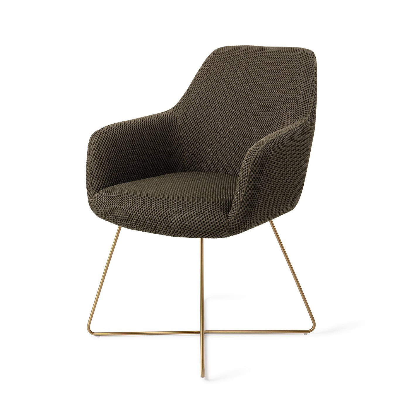 Hiroo Dining Chair Jungle Jewel Cross Gold