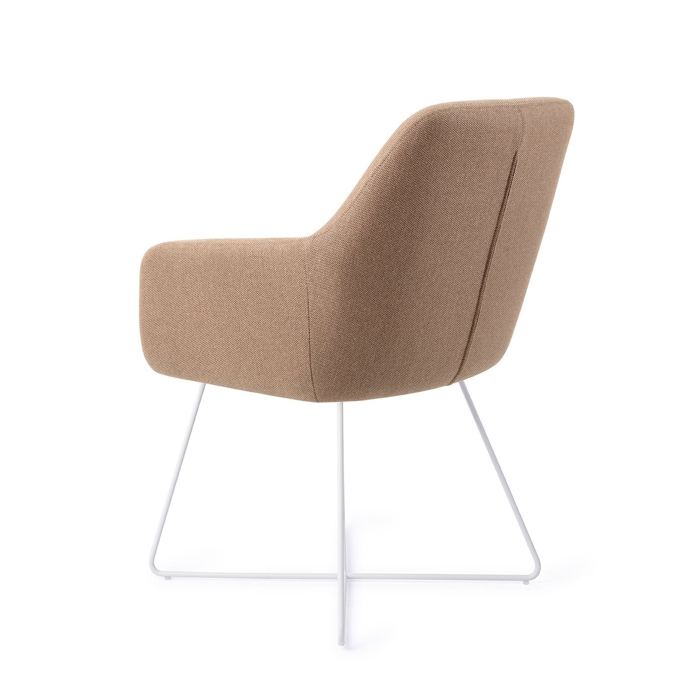 Hiroo Dining Chair Whisper Wheat Cross White