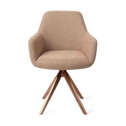 Hiroo Dining Chair Whisper Wheat Turn Rose