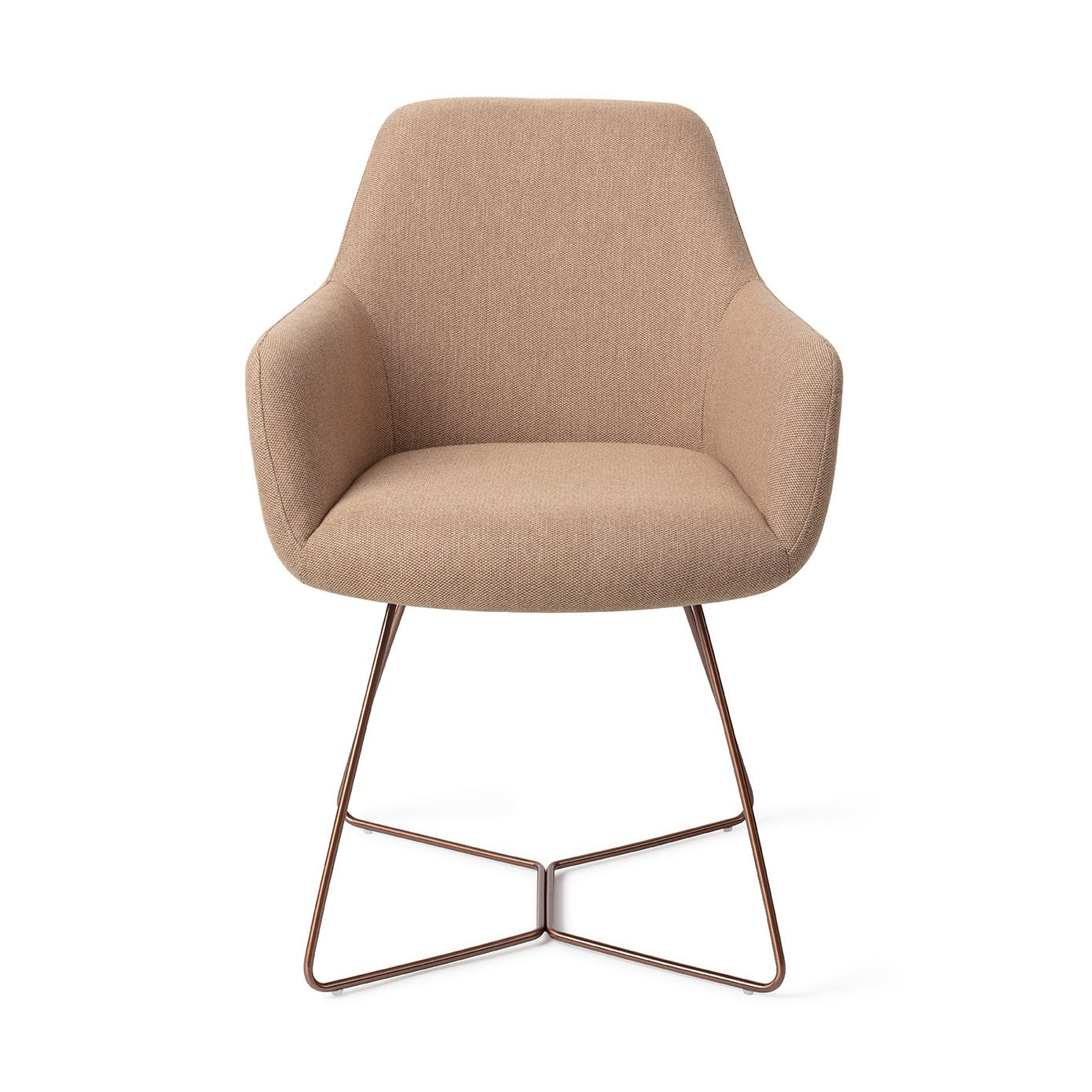 Hiroo Dining Chair Whisper Wheat Beehive Rose