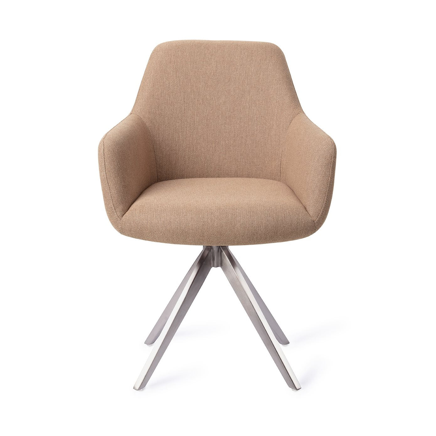 Hiroo Dining Chair Whisper Wheat Turn Steel