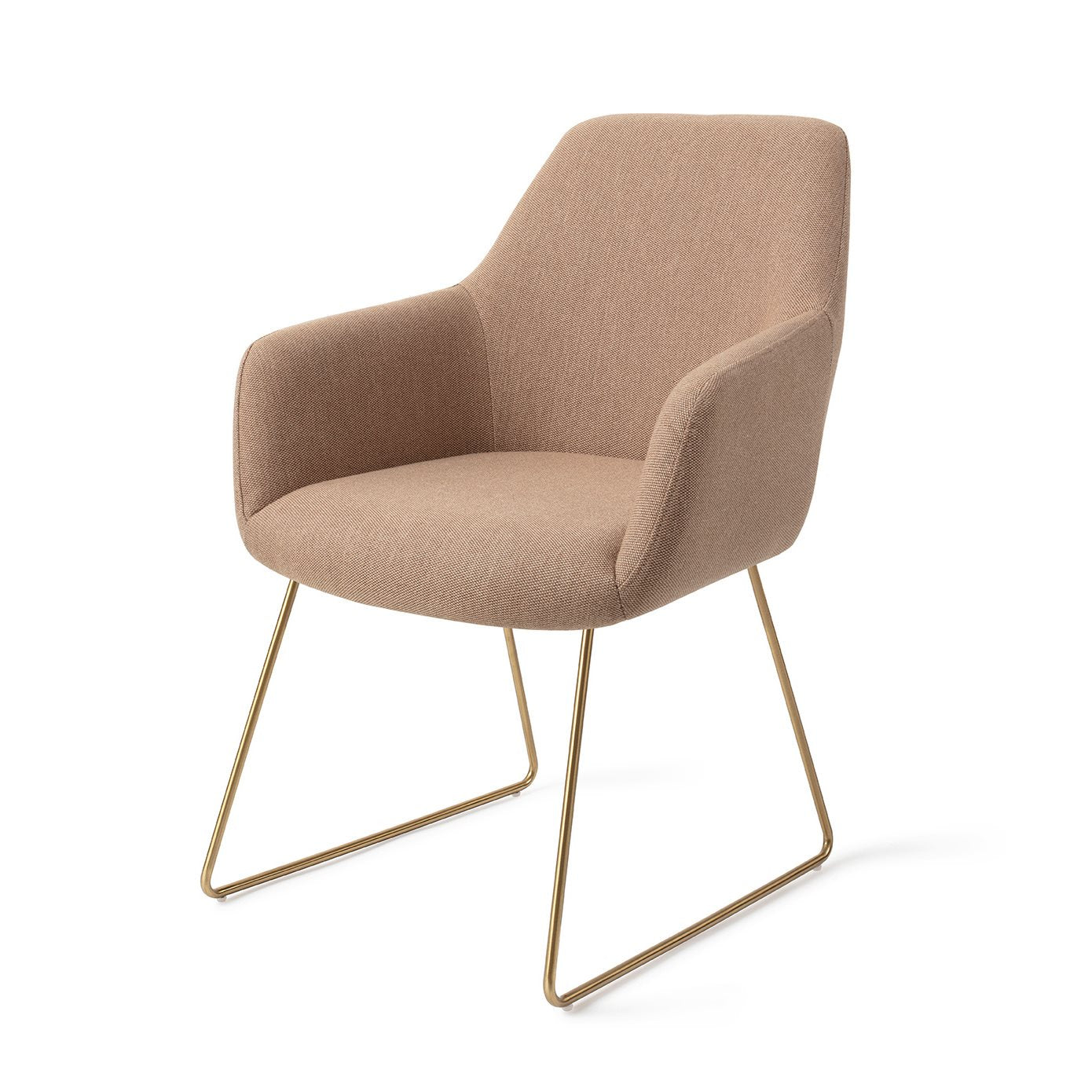 Hiroo Dining Chair Whisper Wheat Slide Gold