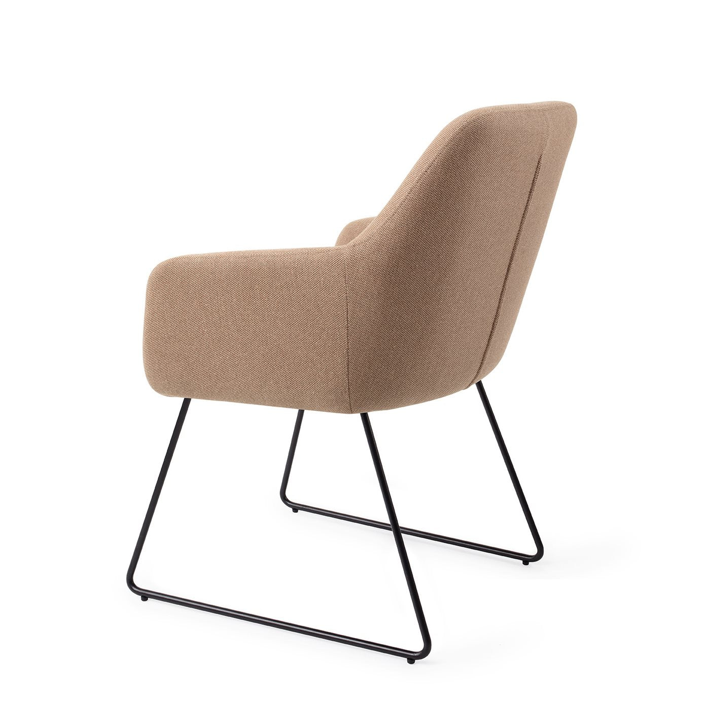 Hiroo Dining Chair Whisper Wheat Slide Black