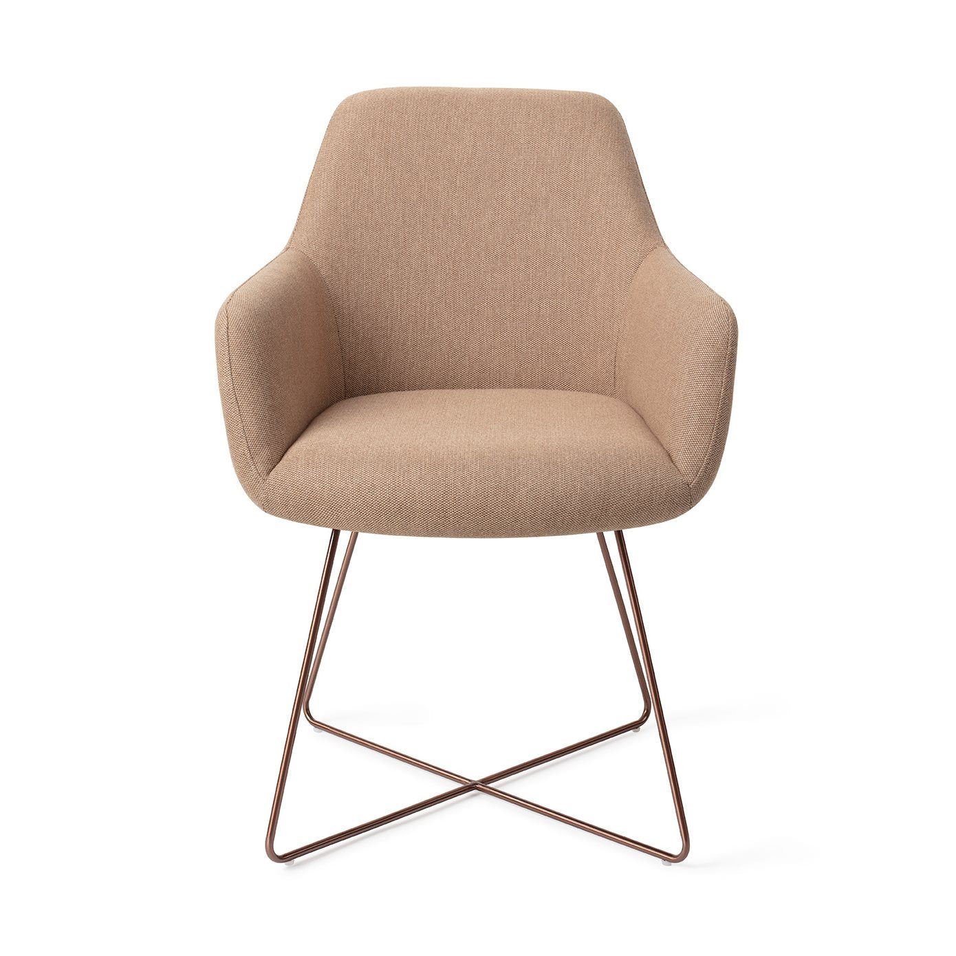 Hiroo Dining Chair Whisper Wheat Cross Rose