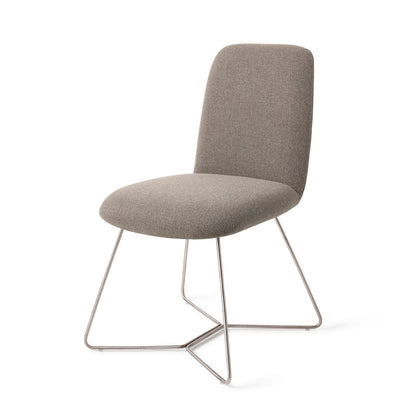 Taiwa Dining Chair Foggy Fusion Beehive Steel