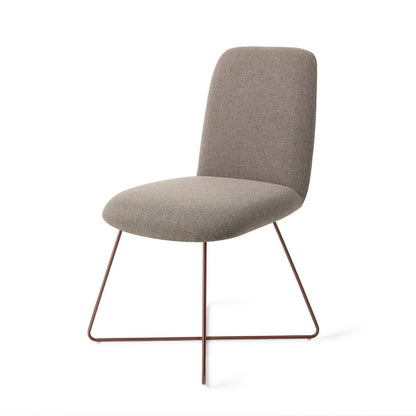 Taiwa Dining Chair Foggy Fusion Cross Rose