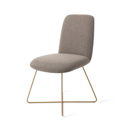 Taiwa Dining Chair Foggy Fusion Cross Gold