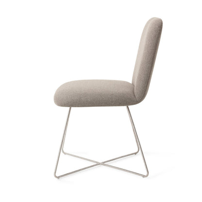 Taiwa Dining Chair Foggy Fusion Cross Steel