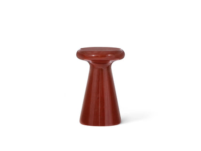 Yahiko Side Table Burgundy Gloss 46cm