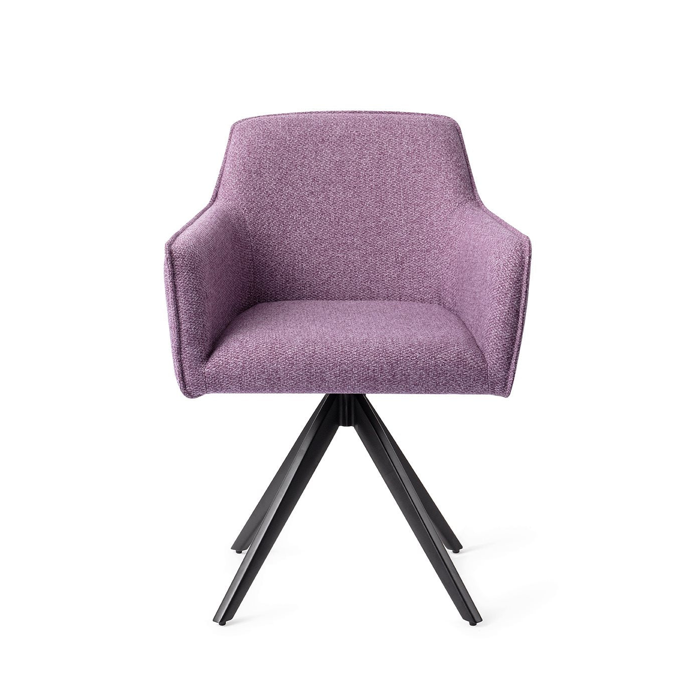 Hofu Dining Chair Violet Daisy Turn Black