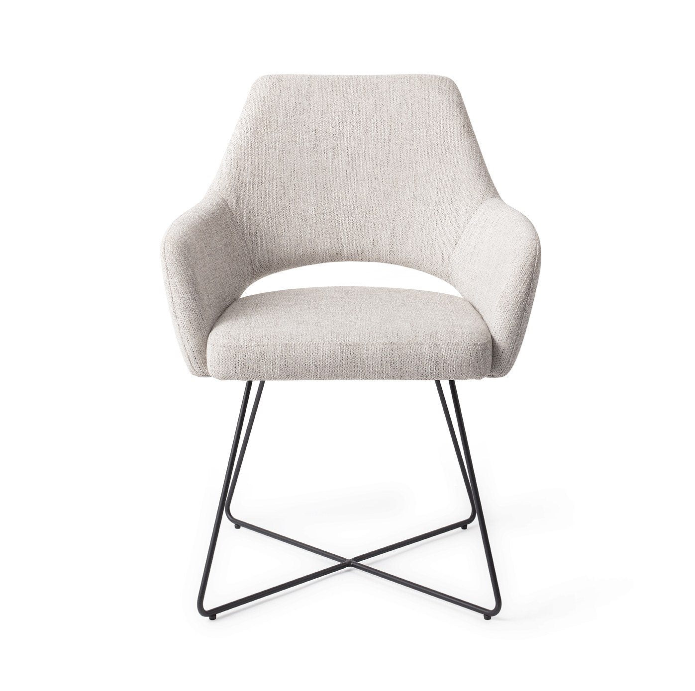 Yanai Dining Chair Pigeon Cross Black