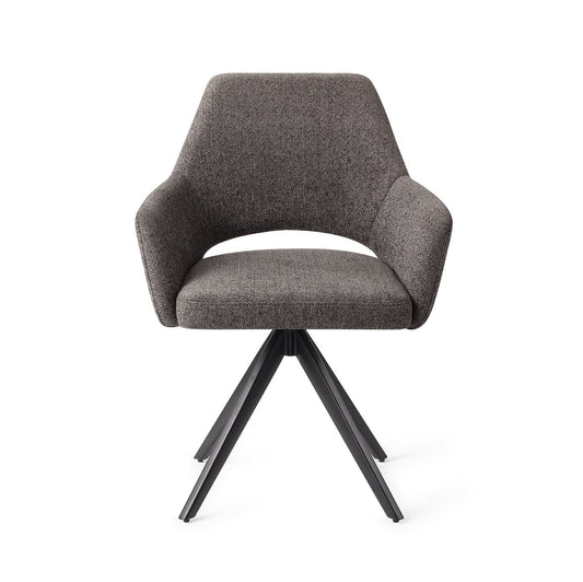 Yanai Dining Chair Amazing Grey Turn Black