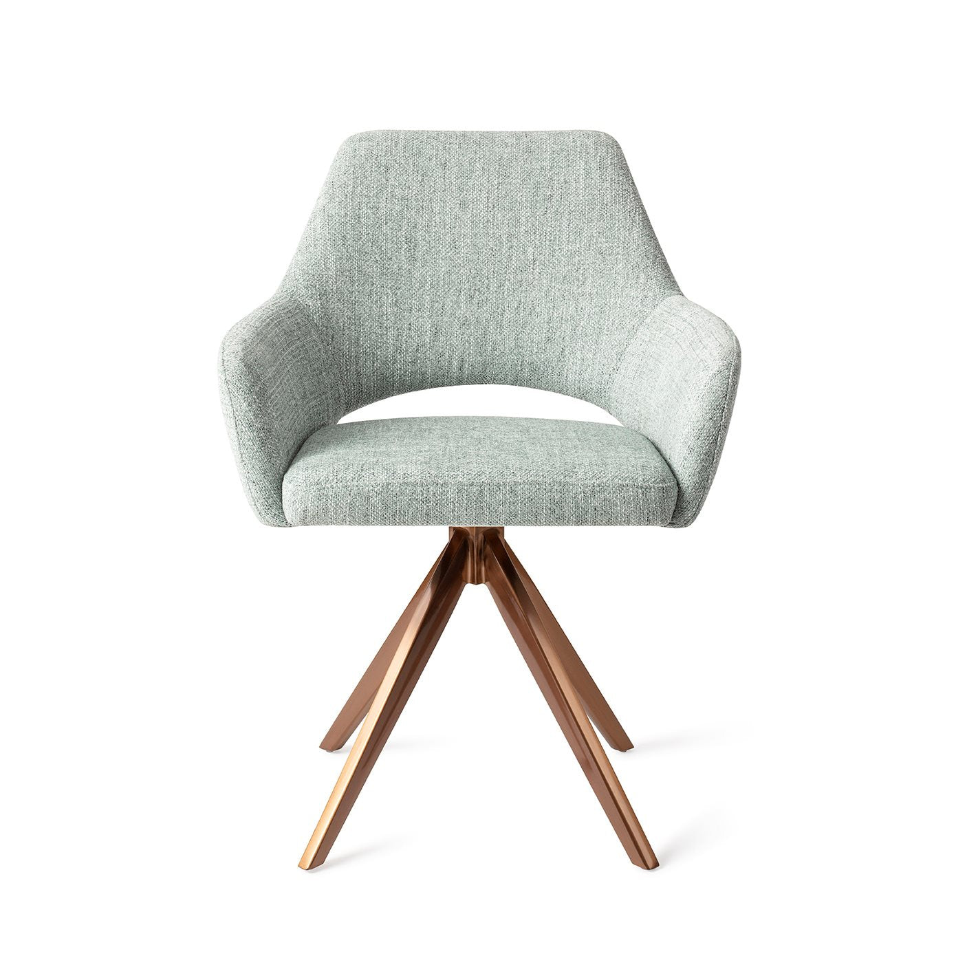 Yanai Dining Chair Soft Sage Turn Rose