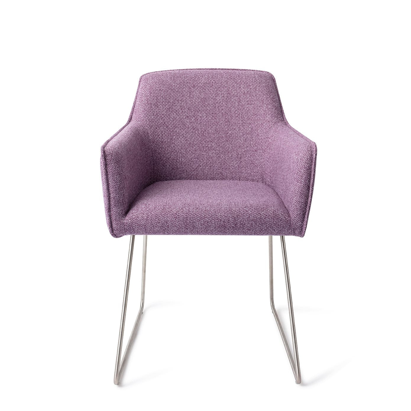 Hofu Dining Chair Violet Daisy Slide Steel